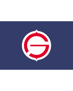 Flagge: XL Tomakomai, Hokkaido | De Tomakomai, Hokkaido | 苫小牧市旗 | 점소목시기  도마코마이 시  |  Querformat Fahne | 2.16m² | 120x180cm 