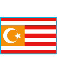 Bandera: Turkestan | Turquestan Unificat |  bandera paisaje | 1.35m² | 90x150cm 
