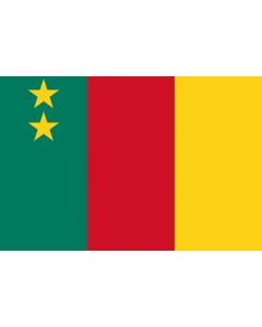 Bandera: Cameroon 1961 |  bandera paisaje | 1.35m² | 90x150cm 