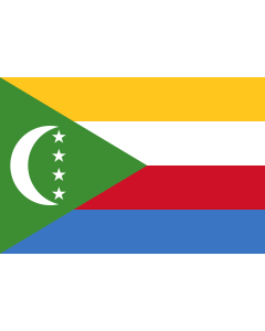 Flag: Comoros |  landscape flag | 0.135m² | 1.5sqft | 30x45cm | 1x1.5foot 