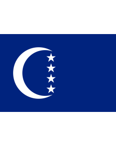 Flag: Grande Comore |  landscape flag | 0.96m² | 10sqft | 80x120cm | 2.5x4ft 