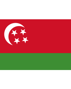 Flag: Comoros  1975-1978 | Comoros |  landscape flag | 1.35m² | 14.5sqft | 90x150cm | 3x5ft 