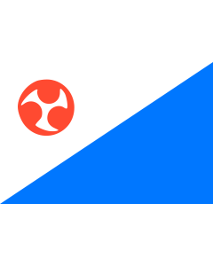 Bandera: Jejudo | Jeju Special Self-governing Province | Jeju Teukbyeol Jachido | 済州特別自治道旗 | 제주특별자치도기 | 济州特别自治道旗 | 濟州特別自治道旗 |  bandera paisaje | 1.35m² | 90x150cm 