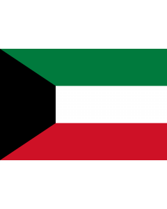 Flag: Kuwait |  landscape flag | 2.16m² | 23sqft | 120x180cm | 4x6ft 