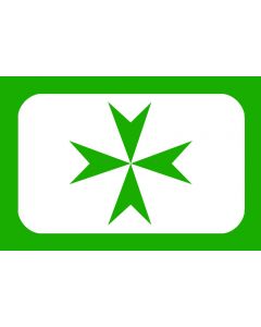 Flag: Order of Saint Lazarus |  landscape flag | 0.24m² | 2.5sqft | 40x60cm | 1.3x2foot 