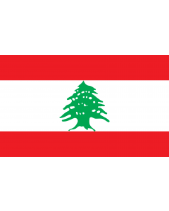 Flag: Lebanon |  landscape flag | 1.35m² | 14.5sqft | 90x150cm | 3x5ft 