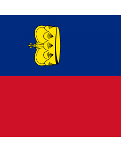 Flagge: XL Liechtensteins  |  Fahne 2.16m² | 150x150cm 