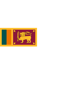 Bandera: Naval Ensign of Sri Lanka |  bandera paisaje | 1.35m² | 80x160cm 