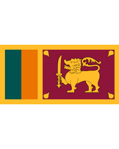 Indoor-Flag: Sri Lanka 90x150cm