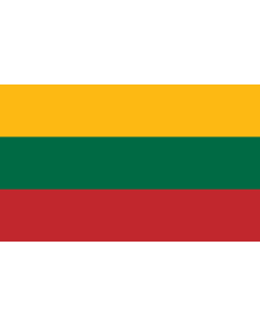 Flagge: XL+ Litauen  |  Querformat Fahne | 2.4m² | 120x200cm 