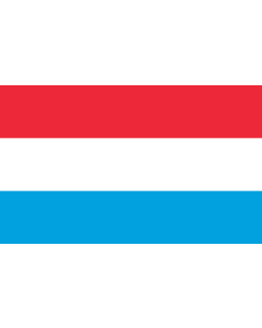 Flag: Luxembourg |  landscape flag | 3.75m² | 40sqft | 150x250cm | 5x8ft 