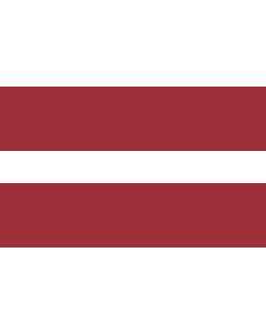 Bandera: Letonia |  bandera paisaje | 2.4m² | 120x200cm 