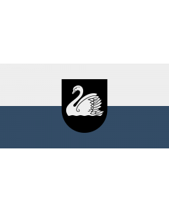 Drapeau: Gulbene | Latvian city of Gulbene | Gulbenes pilsētas |  drapeau paysage | 1.35m² | 80x160cm 