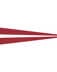 Flag: Latvijas valsts karoga vimpeļa |  landscape flag | 2.16m² | 23sqft | 80x270cm | 30x110inch 