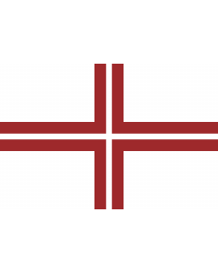 Flag: Naval Ensign of Latvia |  landscape flag | 2.16m² | 23sqft | 120x180cm | 4x6ft 
