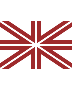 Flag: Naval Jack of Latvia |  landscape flag | 1.35m² | 14.5sqft | 90x150cm | 3x5ft 