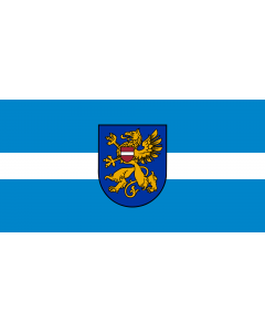 Flag: Rēzekne, Latvia |  landscape flag | 1.35m² | 14.5sqft | 80x160cm | 30x60inch 