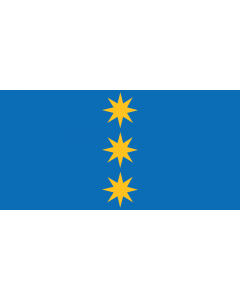 Flag: Stopiņi Municipality, Latvia |  landscape flag | 2.16m² | 23sqft | 100x200cm | 40x80inch 