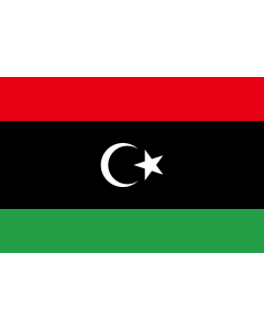 Flag: Libya |  landscape flag | 0.135m² | 1.5sqft | 30x45cm | 1x1.5foot 