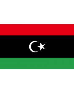 Flagge: Large Libyen  |  Querformat Fahne | 1.35m² | 90x150cm 