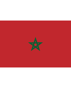 Flag: Morocco |  landscape flag | 0.06m² | 0.65sqft | 20x30cm | 8x12in 