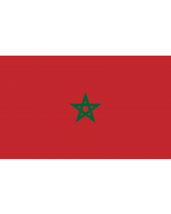 Flag: Morocco |  landscape flag | 1.35m² | 14.5sqft | 90x150cm | 3x5ft 