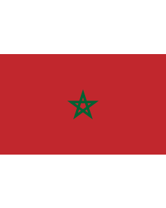 Bandera: Marruecos |  bandera paisaje | 1.35m² | 90x150cm 