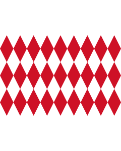 Flag: Monaco XIV-XVIII |  landscape flag | 1.35m² | 14.5sqft | 90x150cm | 3x5ft 