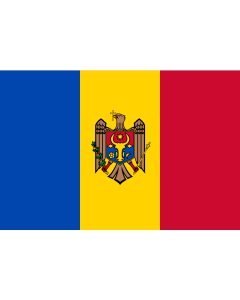 Flag: Moldova |  landscape flag | 0.06m² | 0.65sqft | 20x30cm | 8x12in 