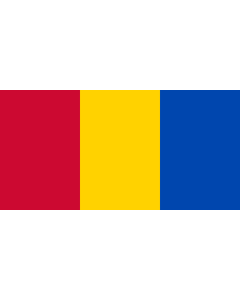 Bandera: Moldova back | Back of the flag of Moldova  1990-2010 | Achterkant van de vlag van Moldavië  1990-2010 |  bandera paisaje | 1.35m² | 80x160cm 