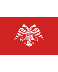 Bandera: Supposed Flag of the House of Crnojevic |  bandera paisaje | 2.16m² | 120x180cm 