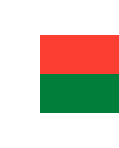 Flag: Madagascar |  landscape flag | 0.24m² | 2.5sqft | 40x60cm | 1.3x2foot 