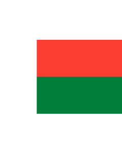 Flag: Madagascar |  landscape flag | 3.75m² | 40sqft | 150x250cm | 5x8ft 