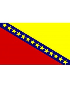 Flag: Češinovo-Obleševo Municipality, Macedonia |  landscape flag | 1.35m² | 14.5sqft | 90x150cm | 3x5ft 