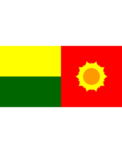 Bandera: Dobruševo | Dobruševo - the municipality of Dobruševo was incorporated into the municipality of Mogila |  bandera paisaje | 1.35m² | 80x160cm 