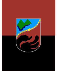 Bandera: Zajas Municipality | Zajas Municipality, Macedonia | Знаме на Општина Зајас |  bandera vertical | 1.35m² | 130x100cm 
