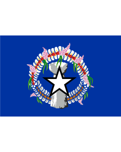 Flag: Northern Mariana Islands |  landscape flag | 0.06m² | 0.65sqft | 20x30cm | 8x12in 