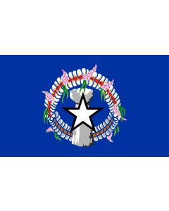 Table-Flag / Desk-Flag: Northern Mariana Islands 15x25cm