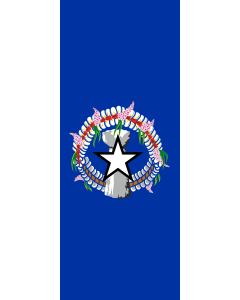 Banner-Flagge:  Nördliche Marianen  |  Hochformat Fahne | 3.5m² | 300x120cm 