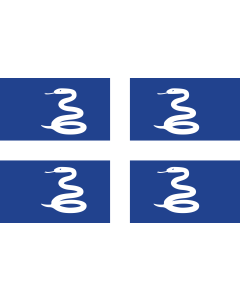 Table-Flag / Desk-Flag: Martinique 15x25cm