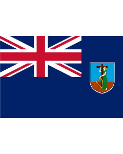 Flag: Montserrat |  landscape flag | 0.06m² | 0.65sqft | 20x30cm | 8x12in 