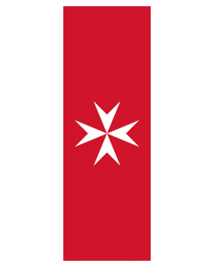 Flag: Malta |  portrait flag | 6m² | 64sqft | 400x150cm | 13x5ft 