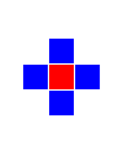 Bandera de  Attard | Ħ Attard |  bandera horizontal | 1.35m² | 90x150cm 