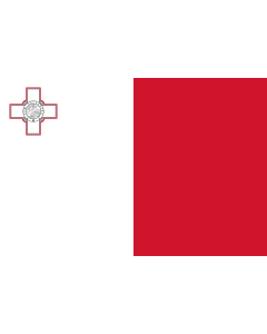 Flag: Malta |  landscape flag | 2.16m² | 23sqft | 120x180cm | 4x6ft 