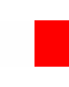 Flag: Mdina, Malta |  landscape flag | 1.35m² | 14.5sqft | 90x150cm | 3x5ft 