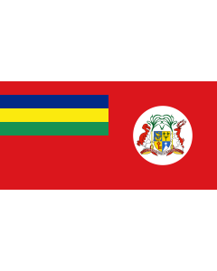 Bandera de  Civil Ensign of Mauritius |  bandera horizontal | 2.16m² | 100x200cm 