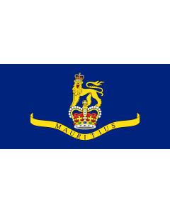 Bandera de  Governor General of Mauritius |  bandera horizontal | 1.35m² | 80x160cm 