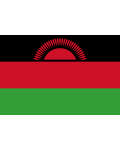 Flag: Malawi |  landscape flag | 2.16m² | 23sqft | 120x180cm | 4x6ft 