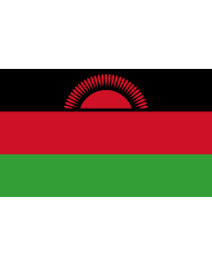 Table-Flag / Desk-Flag: Malawi 15x25cm