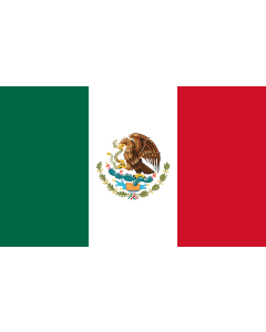 Table-Flag / Desk-Flag: Mexico 15x25cm